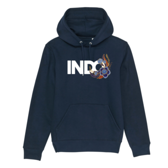 Hoodie Indo batik Navy Blue