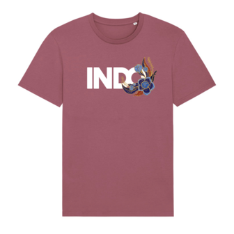 T-shirt Indo Batik Hibiscus Rose