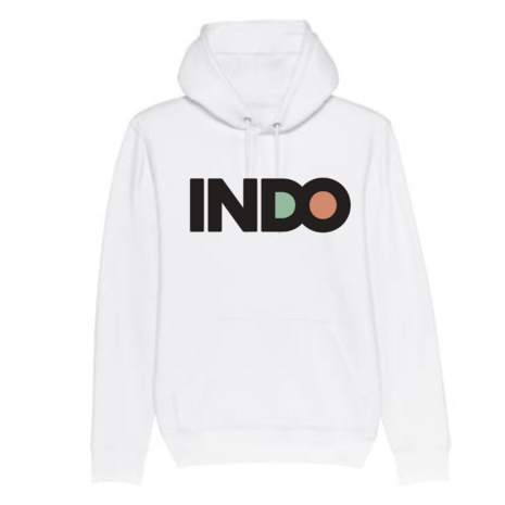 Hoodie wit indo