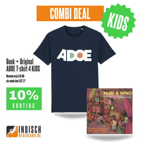 Combideal Boek + T-shirt 4 kids