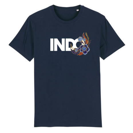 T-shirt Indo Batik Navy Blue